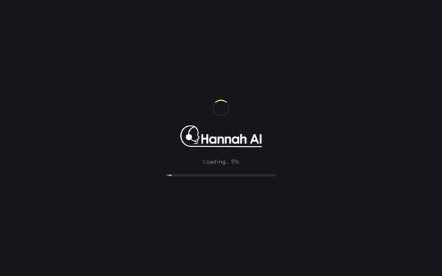 Screenshot of Hannah AI - AI Receptionist for Service Businesses