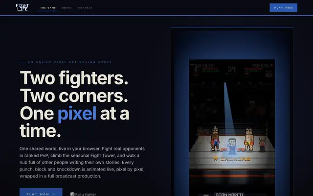 Screenshot of Fight Life: A boxing game