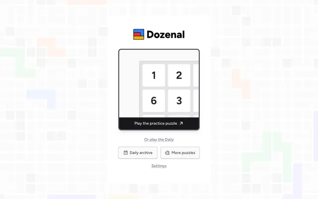 Screenshot of Dozenal - Number Puzzle Game