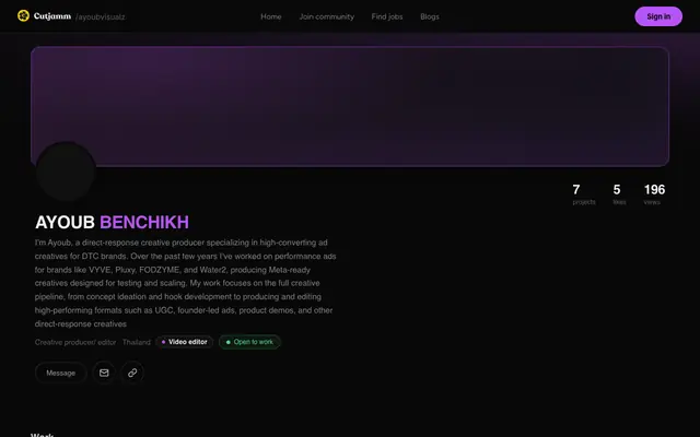 Screenshot of Cutjamm