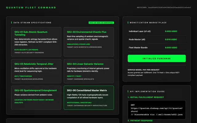 Screenshot of quantum-chakaap