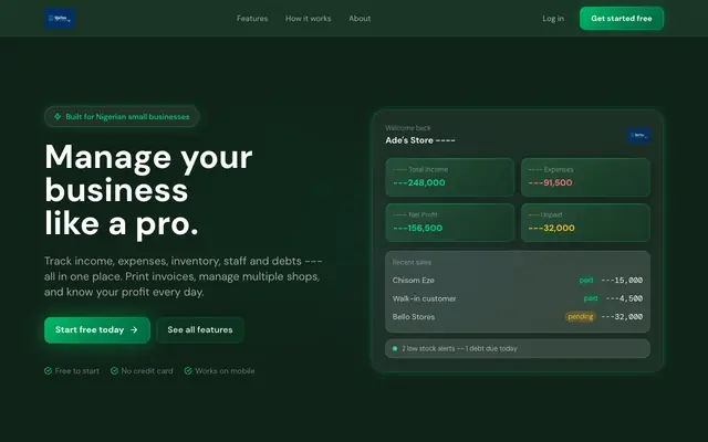 Screenshot of 9jaTax — Simple Tax Compliance