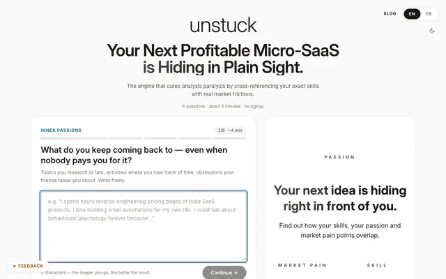 Screenshot of Your Next Profitable Micro-SaaS is Hiding in Plain Sight | AI Business Idea Gene