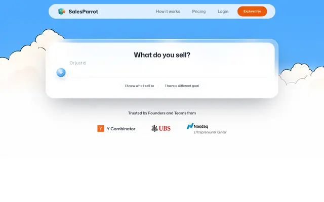 Screenshot of SalesParrot | The Revenue Decision Engine for B2B Teams