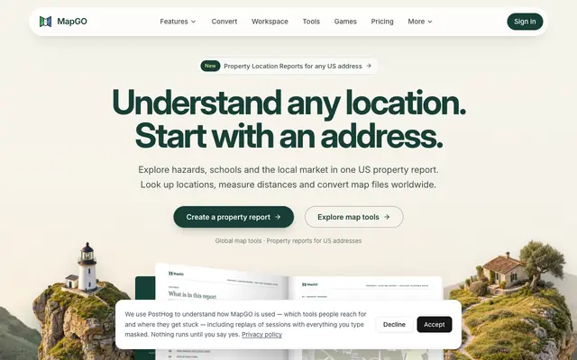 Screenshot of MapGO - Online Mapping Services | GIS Data Software & Geospatial Mapping Platfor