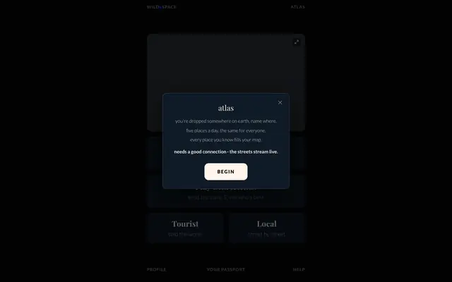 Screenshot of atlas