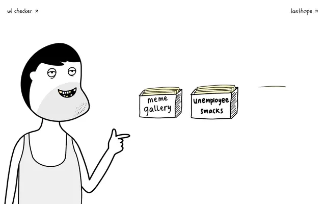 Screenshot of unemployee