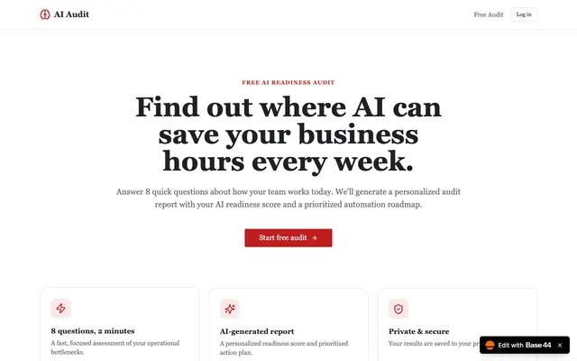 Screenshot of Base44 APP