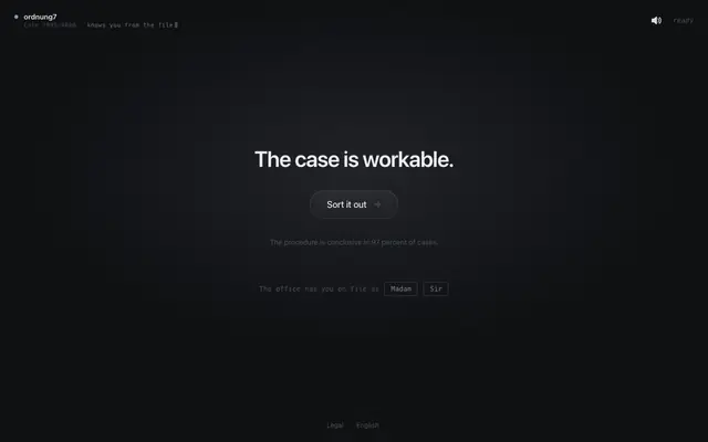 Screenshot of allgood — make everything OK