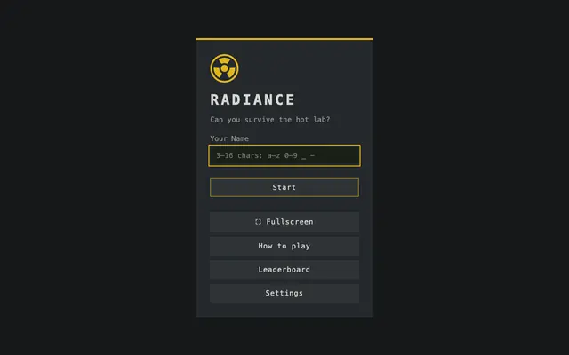 Screenshot of Radiance