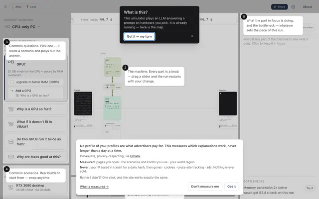 Screenshot of WatchMachineGo