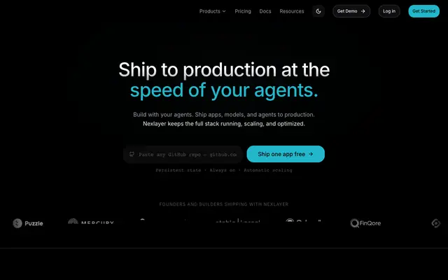 Screenshot of Your Agent Built It. Ship It.