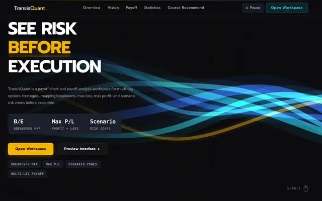 Screenshot of TransisQuant