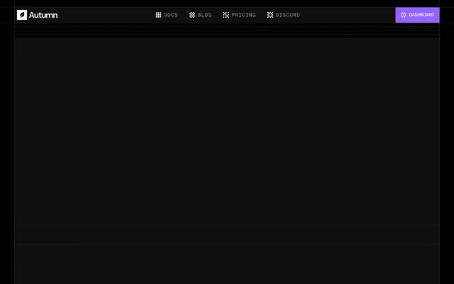 Screenshot of Billing Infrastructure for AI Startups | Autumn