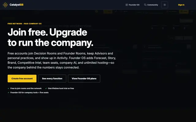 Screenshot of Catalyst88