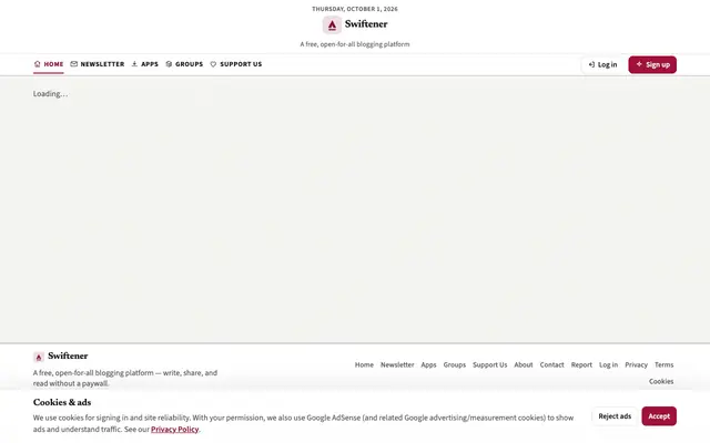 Screenshot of Swiftener — Free online tools