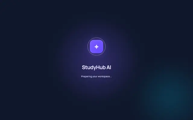 Screenshot of StudyHub AI