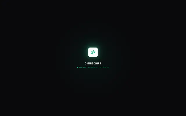 Screenshot of OMNISCRIPT