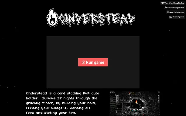 Screenshot of Cinderstead by HitregStudios