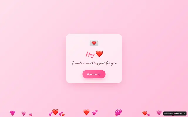 Screenshot of Will you go on a date with me? 💕