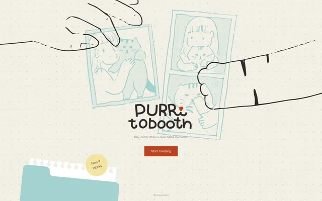 Screenshot of Purrtobooth