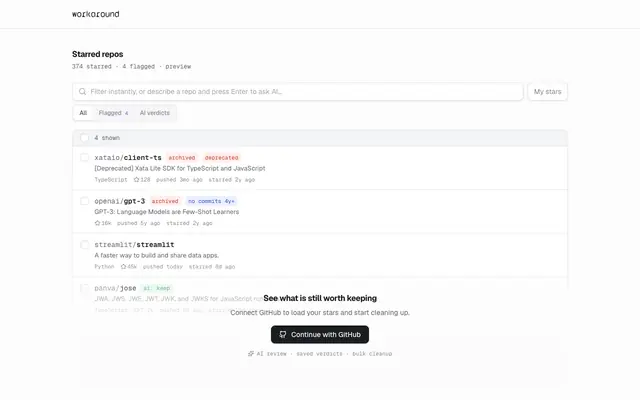 Screenshot of Workaround — practical fixes for everyday software