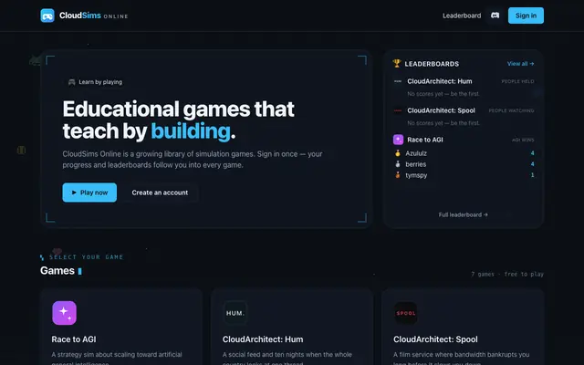 Screenshot of Race to AGI — build AGI before your rivals