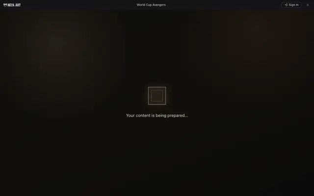 Screenshot of World Cup Avengers | Neta Studio — AI World Builder & Game Generator