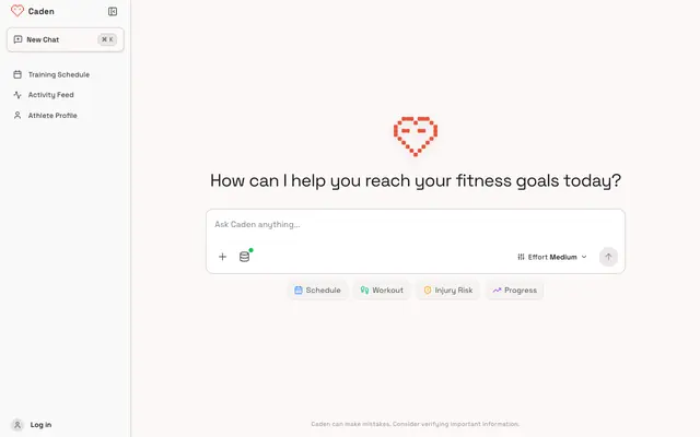Screenshot of Caden | AI Elite Training Hub