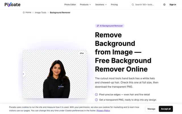 Screenshot of Background Remover - Remove Background from Image Free (AI)