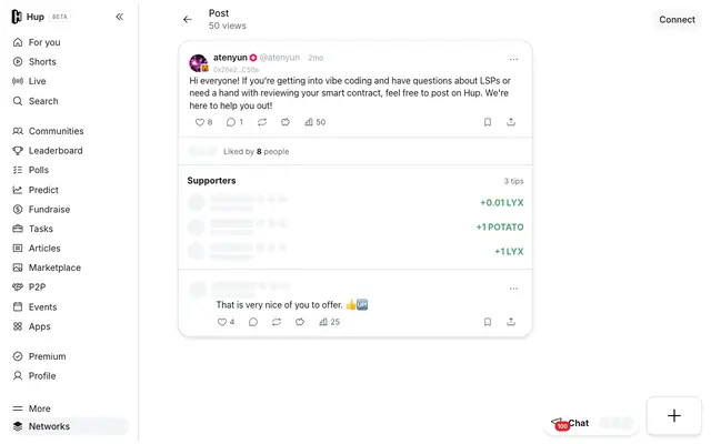 Screenshot of Hup | Hi everyone! If you're getting into vibe coding and have que