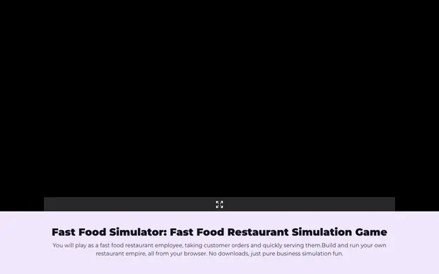 Screenshot of Fast Food Simulator - Play Online