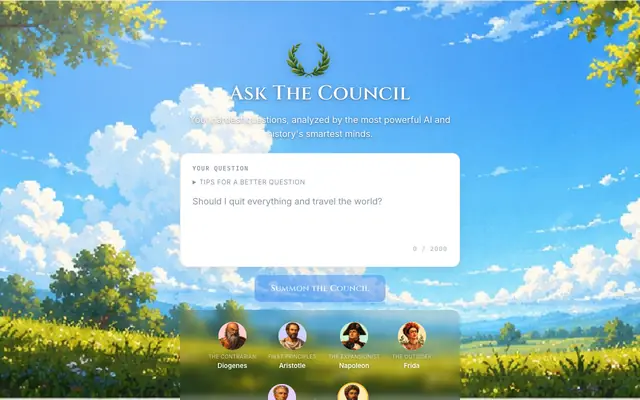 Screenshot of Ask The Council