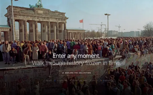 Screenshot of Step Inside — Enter History