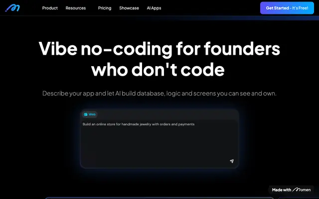 Screenshot of go-momen