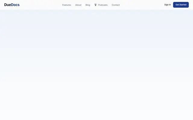 Screenshot of DueDocs: AI Property Contract Analysis for Australian Buyers