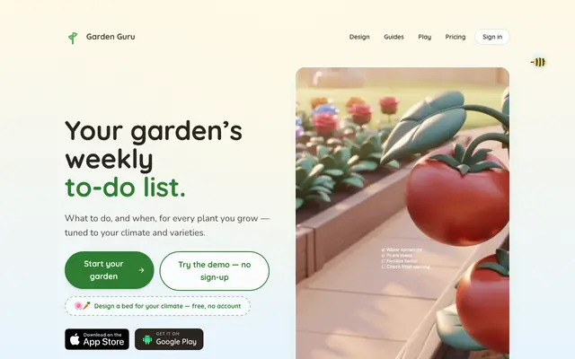 Screenshot of Garden Guru