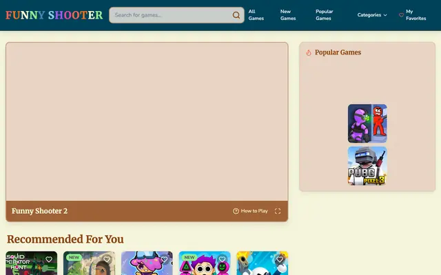 Screenshot of Funny Shooter 2 - Unblocked Shooting Game with Fun & Excitement