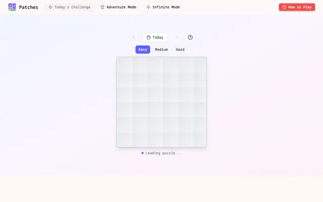 Screenshot of Patches - Free Daily Logic Puzzle Game | Play Patches Online