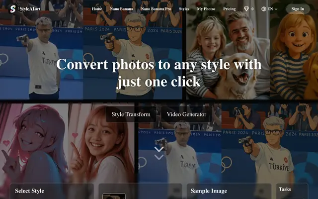 Screenshot of Style AI - Convert the Photo Image to any Style.