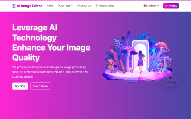 Screenshot of AI Image Editor │ Free All-in-One Photo AI Tools