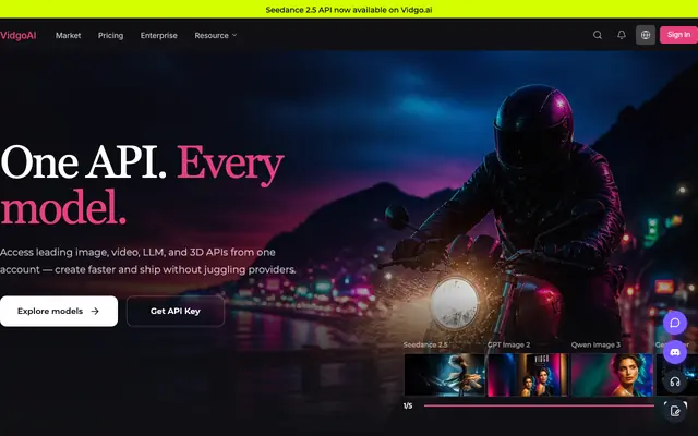 Screenshot of Image to Video AI Generator: Turn Photos to Videos for Free | Vidgo AI