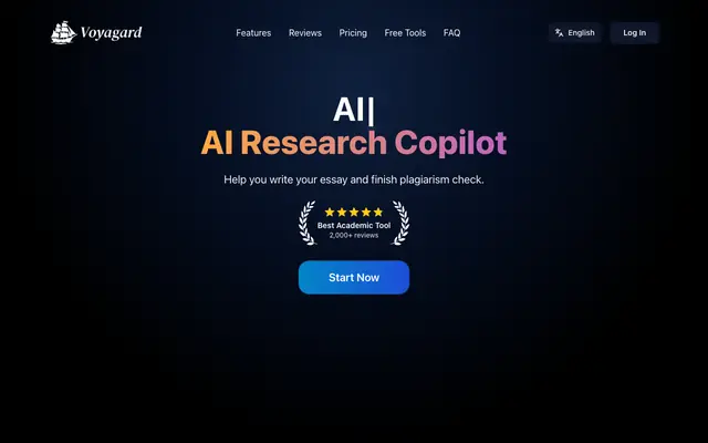 Screenshot of voyagard