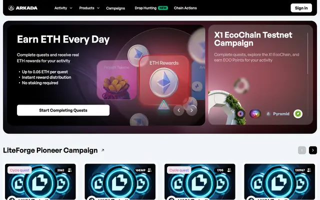 Screenshot of Arkada - Entertainment Hub