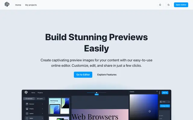 Screenshot of Prevy - Preview Your Content with Ease