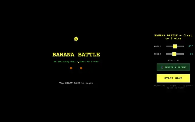 Screenshot of Banana Battle