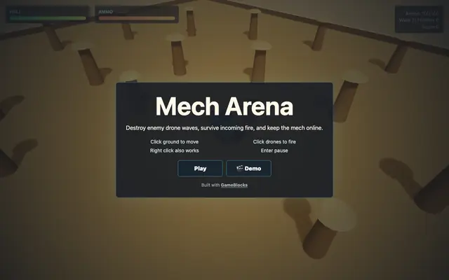 Screenshot of Mech Arena