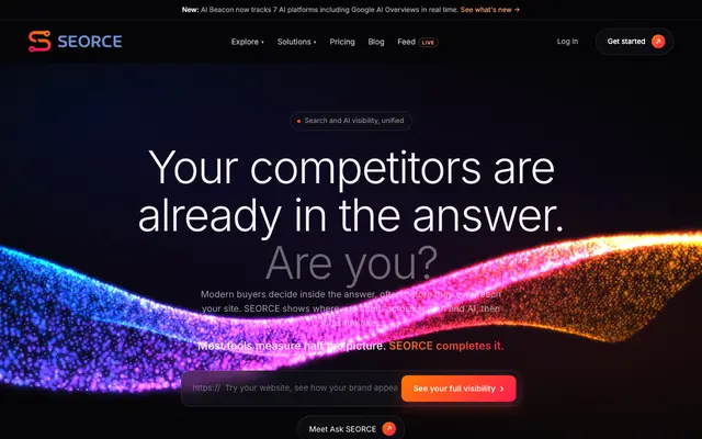 Screenshot of SEORCE - AI-Powered SEO Platform