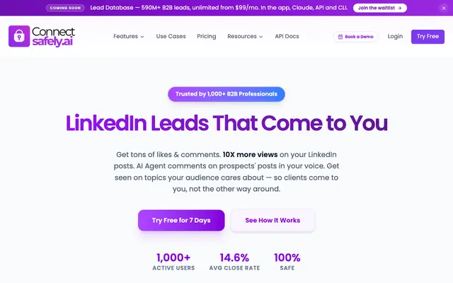 Screenshot of Get Inbound LinkedIn Leads on Autopilot
