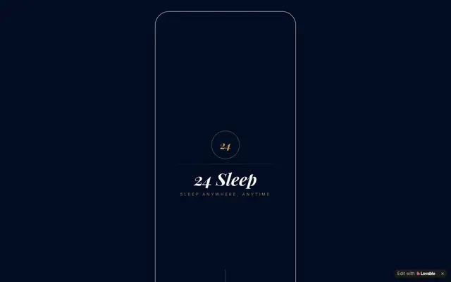Screenshot of 24 Sleep — Sleep Anywhere, Anytime